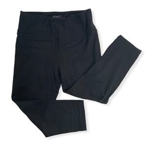 Max & Mia black cropped capri leggings Medium NWOT